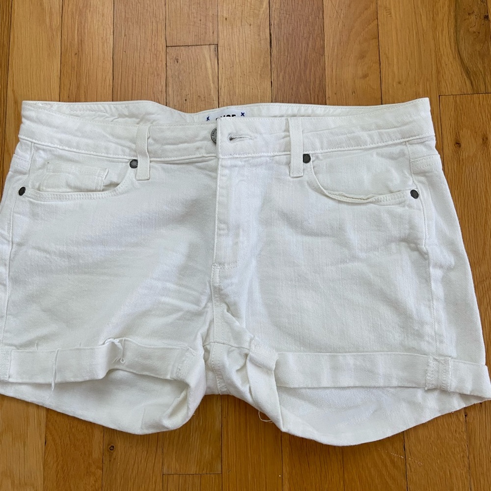 Paige Denim Folded Over Shorts